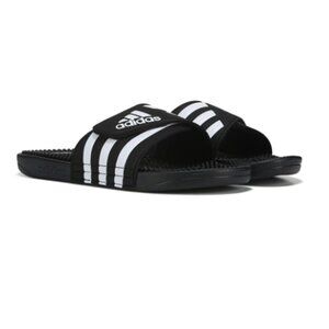 Adidas Men's Adissage Slide Sandals (Black/White) Sz 11